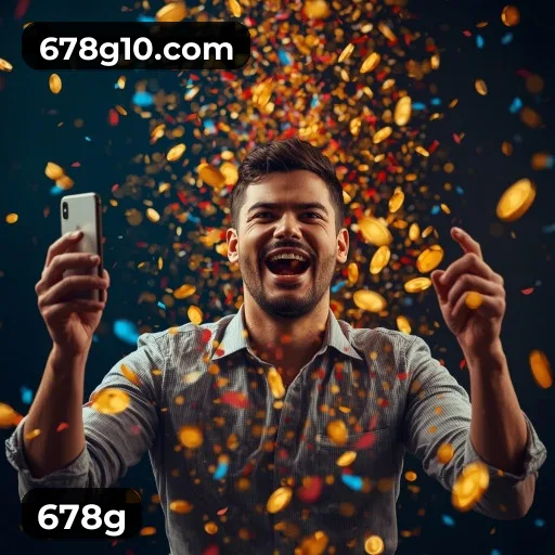 App 678g para iOS e Android — interface mobile, login biométrico e PIX integrado
